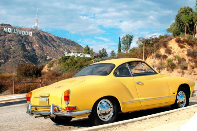 1970 YELLOW Volkswagen Karmann Ghia Coupe
