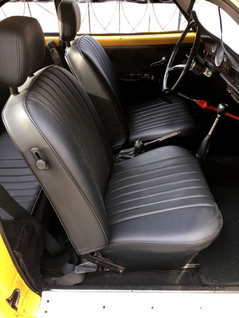 1970 YELLOW Volkswagen Karmann Ghia Coupe