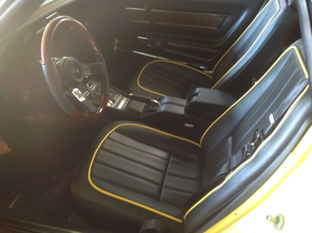 1970 Yellow Chevrolet Corvette Convertible