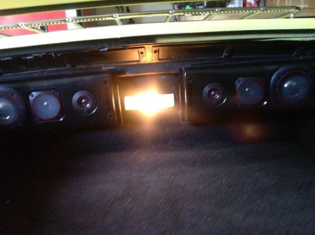 1970 Yellow Chevrolet Corvette Convertible