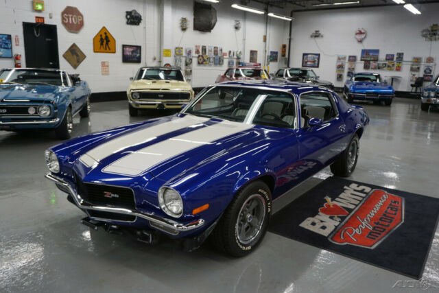 1970 Blue Chevrolet Camaro