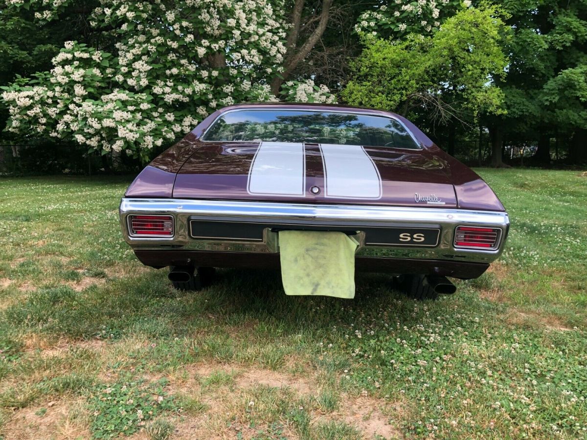 1970 Black Cherry Chevrolet Chevelle Coupe