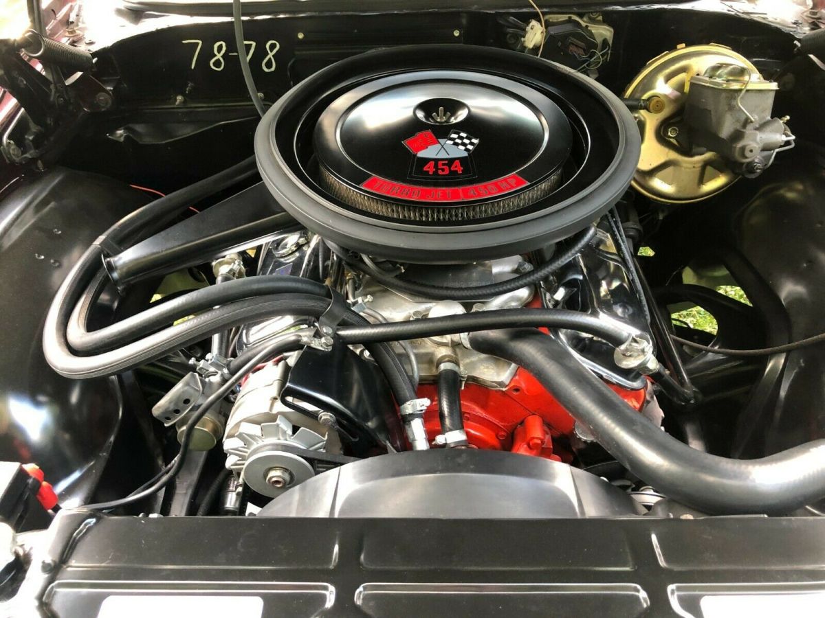 1970 Black Cherry Chevrolet Chevelle Coupe