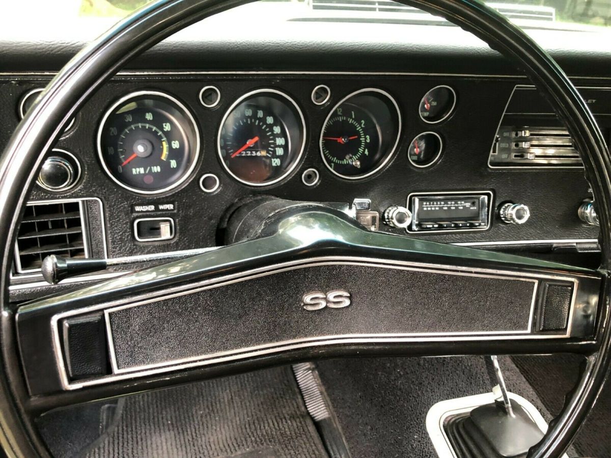 1970 Black Cherry Chevrolet Chevelle Coupe