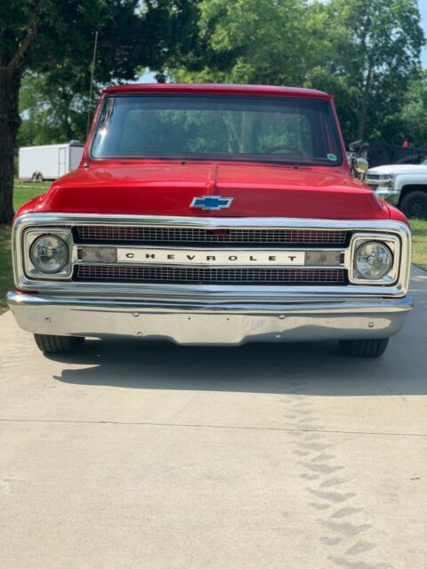 1970 Red Chevrolet C-10 Standard Cab Pickup