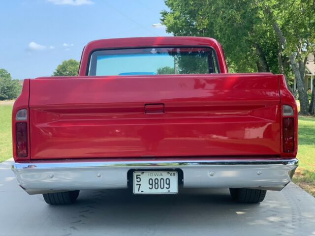 1970 Red Chevrolet C-10 Standard Cab Pickup