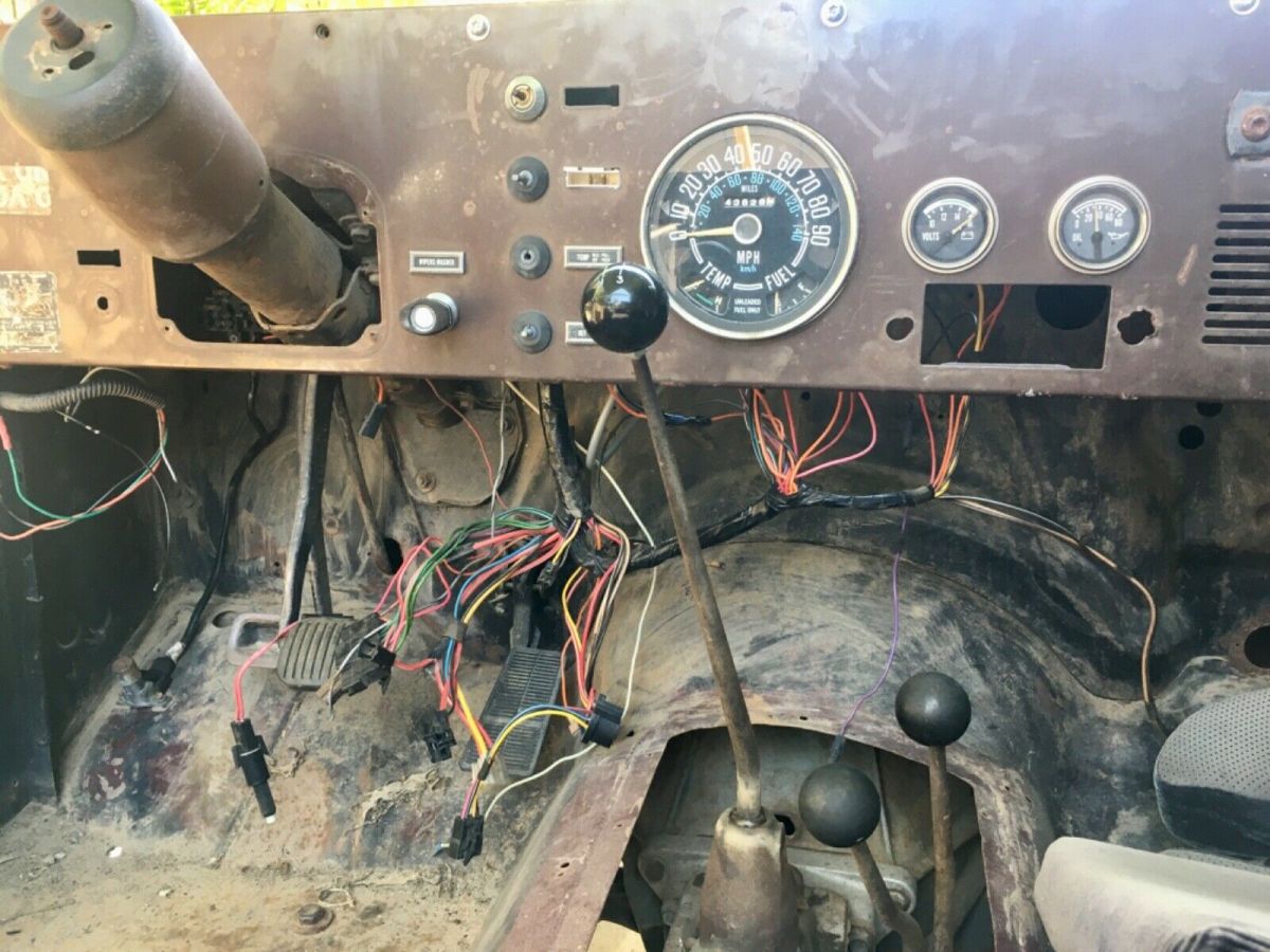 1956 Red Jeep CJ-7 SUV