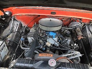 1971 Orange Ford F-250 Standard Cab Pickup