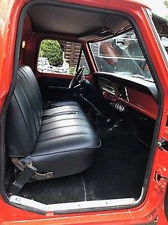 1971 Orange Ford F-250 Standard Cab Pickup