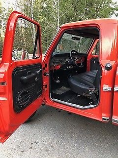 1971 Orange Ford F-250 Standard Cab Pickup