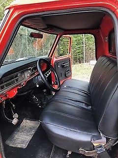 1971 Orange Ford F-250 Standard Cab Pickup