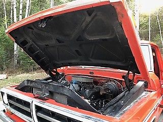 1971 Orange Ford F-250 Standard Cab Pickup