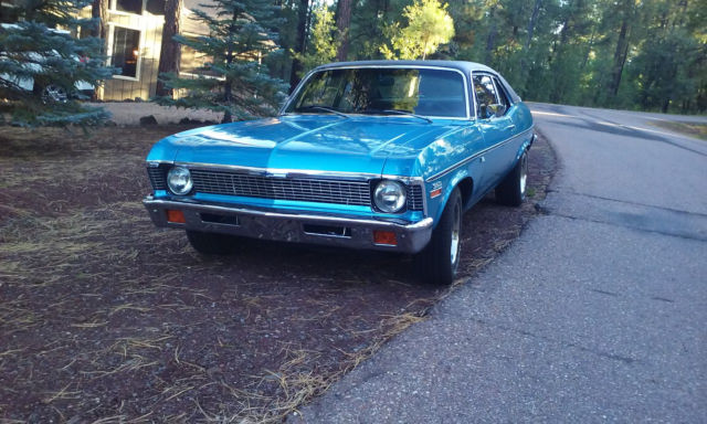 1971 Blue Chevrolet Nova