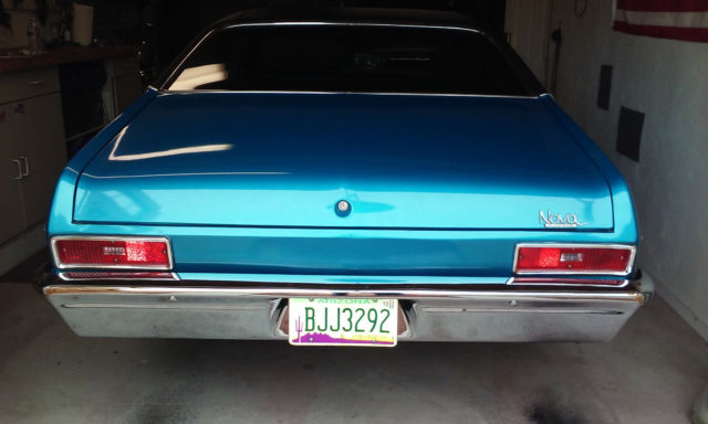 1971 Blue Chevrolet Nova