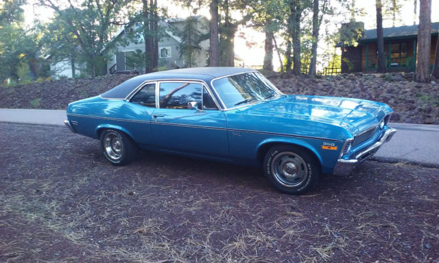 1971 Blue Chevrolet Nova