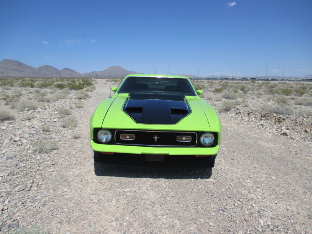 1971 Grabber Lime Ford Mustang Mach 1 