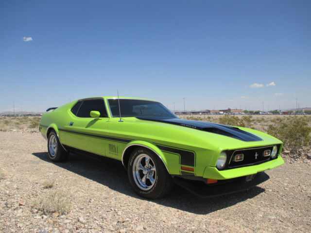 1971 Grabber Lime Ford Mustang Mach 1 