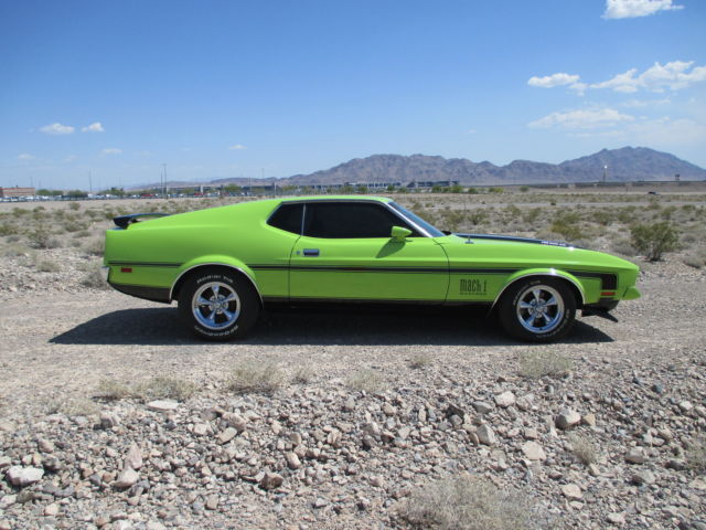 1971 Grabber Lime Ford Mustang Mach 1 
