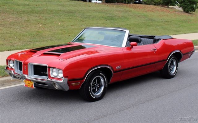 1971 Black Oldsmobile Cutlass Convertible