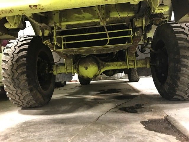 1971 Green Ford 4WD cabover fire truck