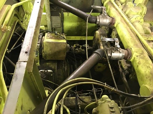 1971 Green Ford 4WD cabover fire truck