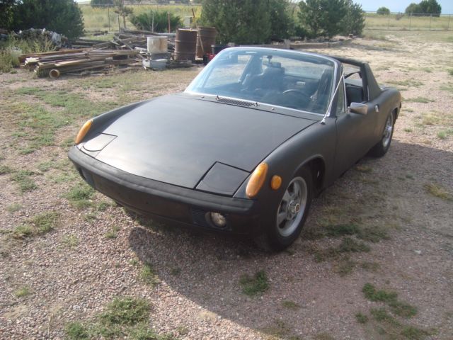 1971 Black Porsche 914 targa top