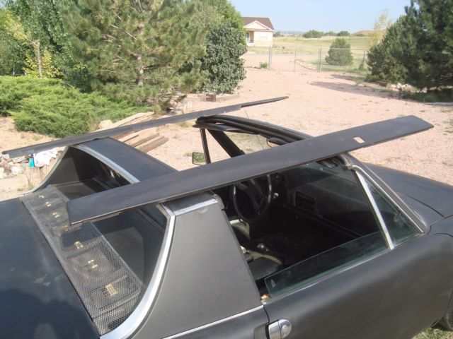 1971 Black Porsche 914 targa top