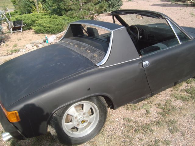1971 Black Porsche 914 targa top