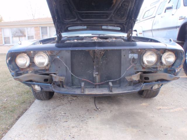 1971 Blue Plymouth Barracuda Coupe