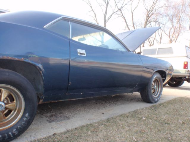 1971 Blue Plymouth Barracuda Coupe