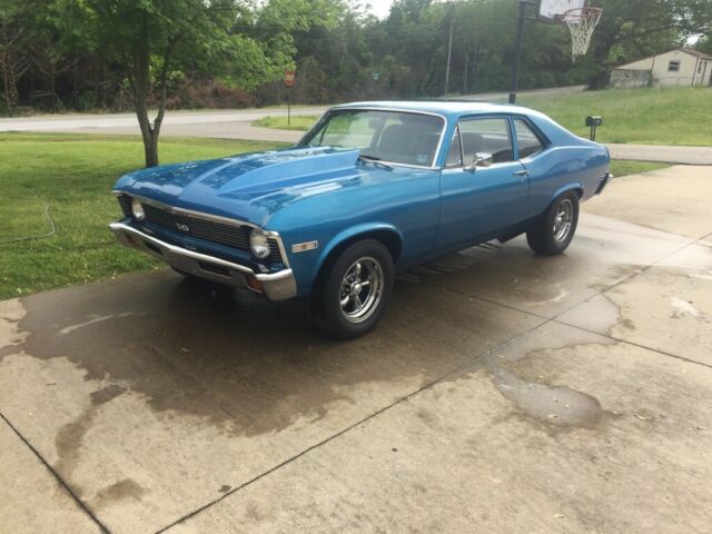 1971 Blue Chevrolet Nova Coupe