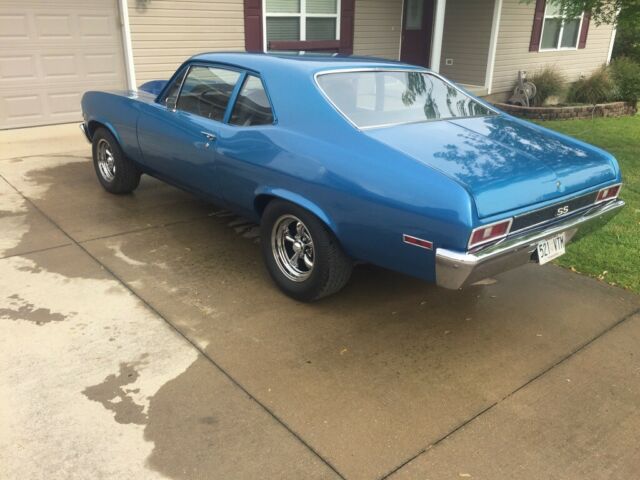 1971 Blue Chevrolet Nova Coupe