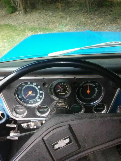 1971 Blue Chevrolet Blazer Convertible