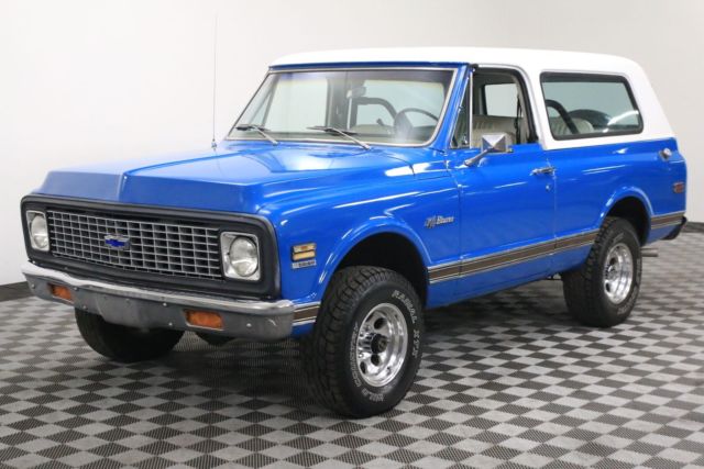 1971 Blue Chevrolet Blazer