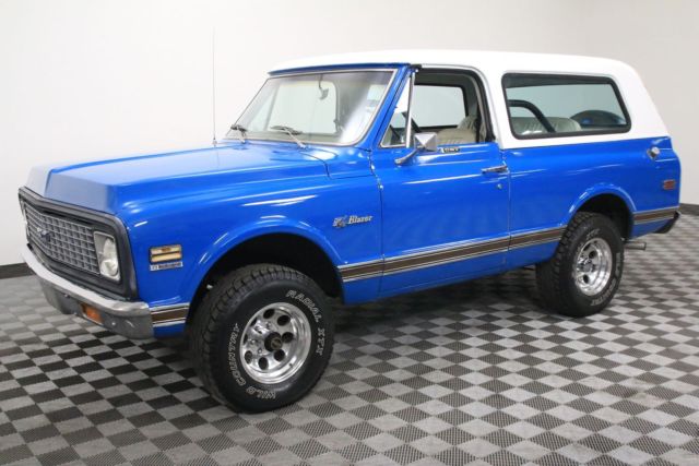 1971 Blue Chevrolet Blazer