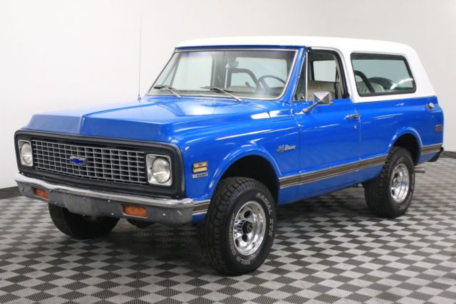 1971 Blue Chevrolet Blazer
