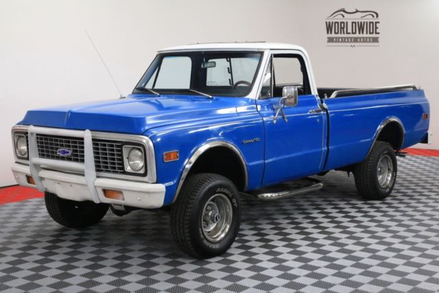 1971 Blue Chevrolet K10