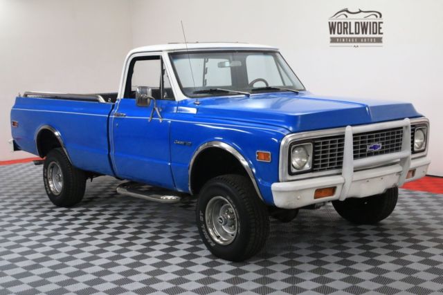1971 Blue Chevrolet K10