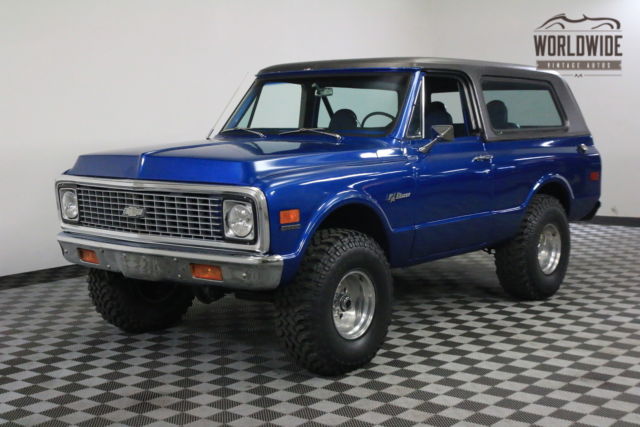 1971 Blue Chevrolet Blazer