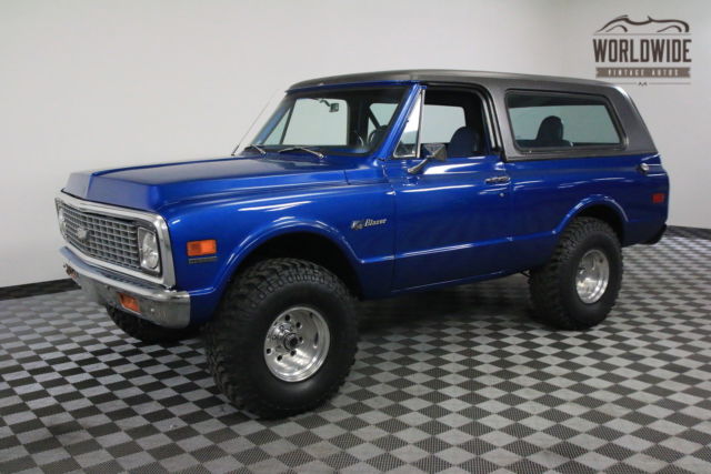 1971 Blue Chevrolet Blazer