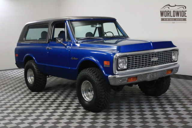 1971 Blue Chevrolet Blazer