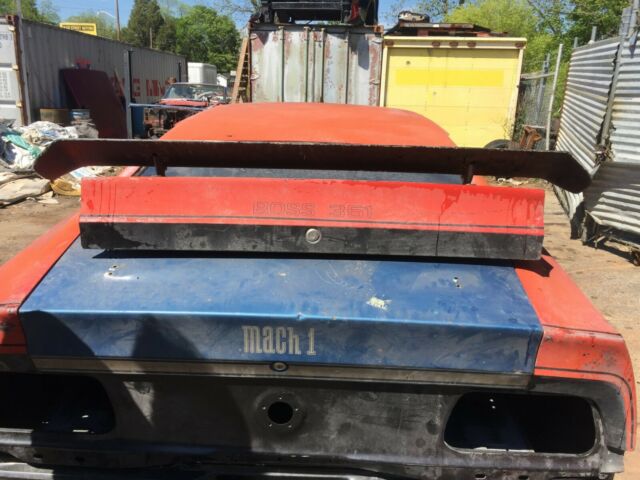 1971 Red Ford Mustang Coupe