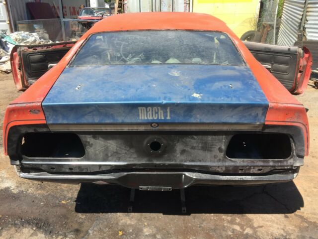 1971 Red Ford Mustang Coupe