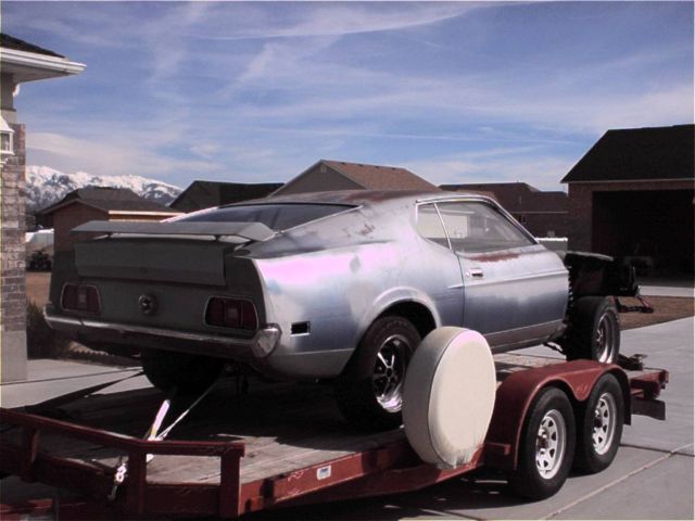 1971 Blue Ford Mustang Fastback