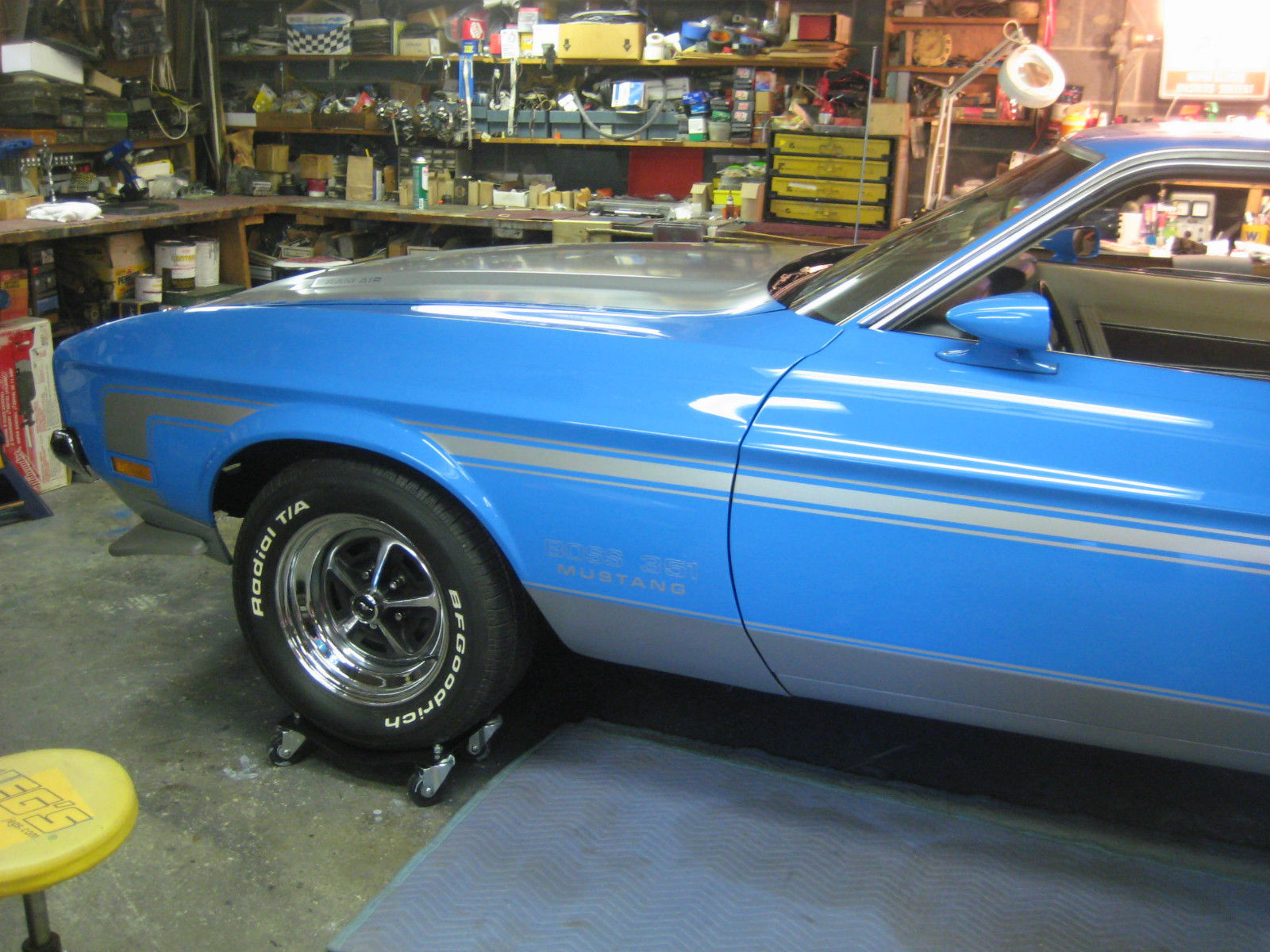 1971 GRABBER BLUE Ford Mustang Fastback