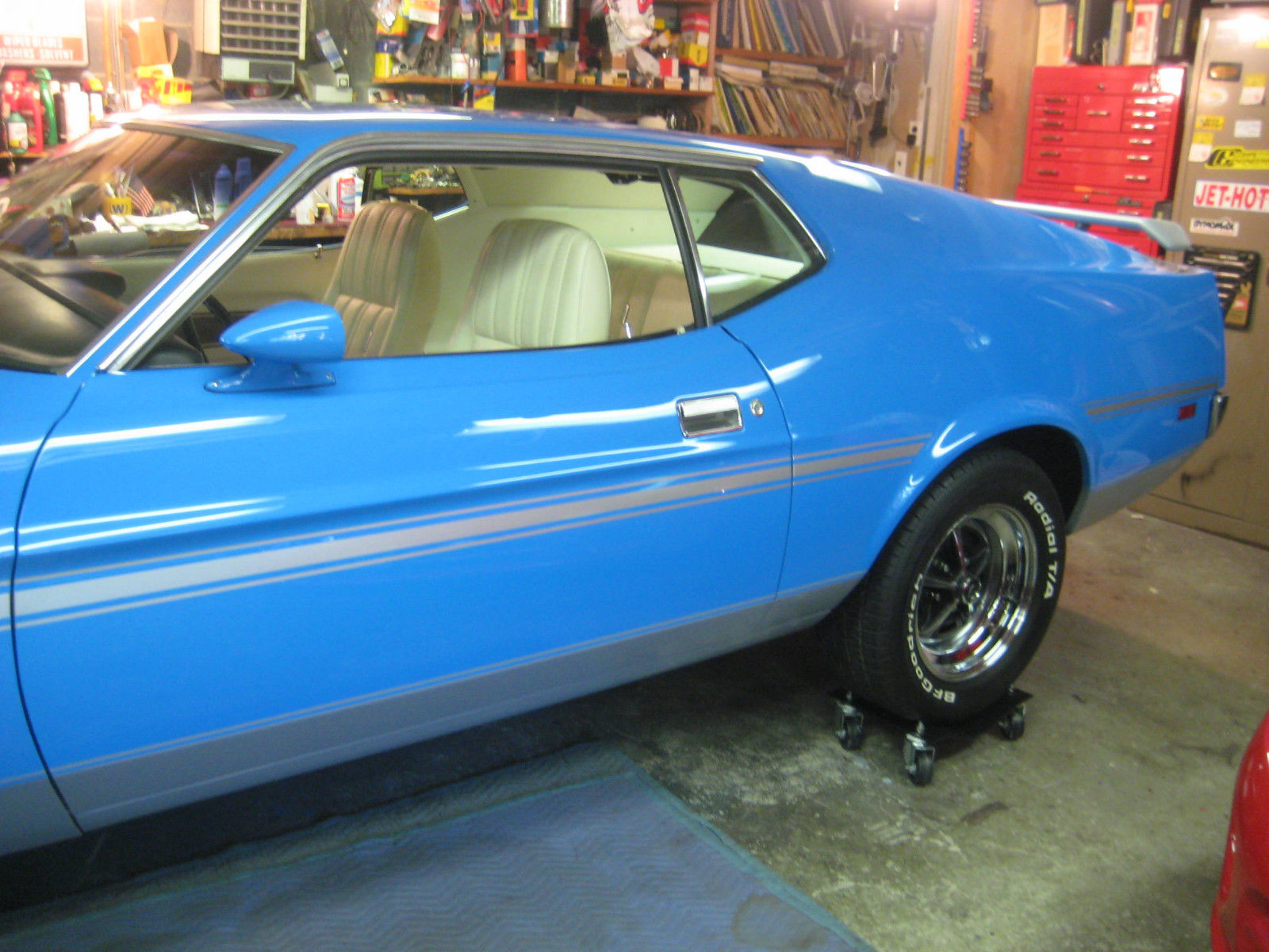 1971 GRABBER BLUE Ford Mustang Fastback