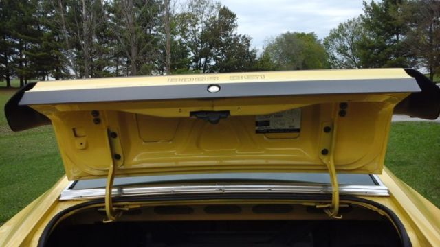 1971 Yellow Ford Mustang Fastback