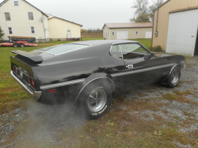 1971 Black Ford Mustang Fastback