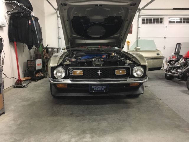 1971 Pewter Ford Mustang Sportsroof