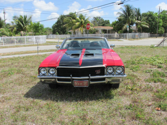 1971 Red Buick Skylark Convertible